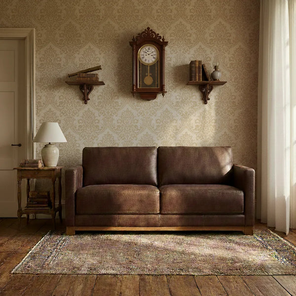 Dakota Leather 3 Seater Sofa