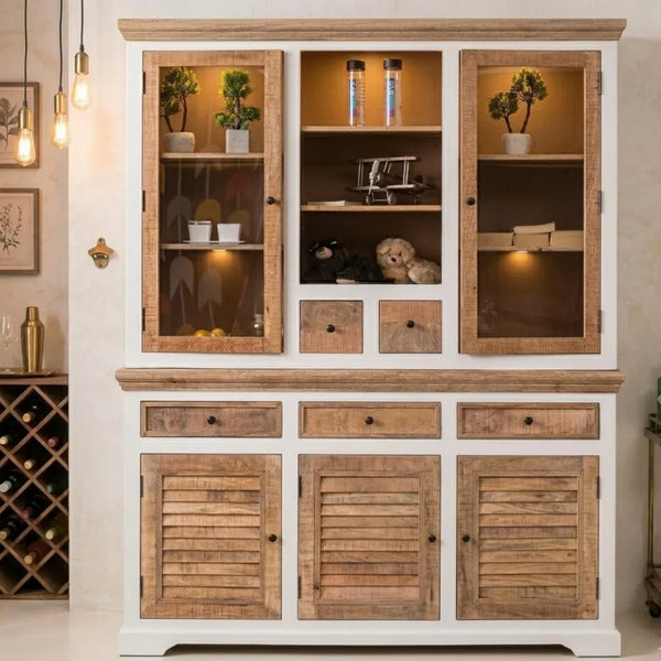 Dalbeattie Mango Wood Novo Finish Bar Cabinet