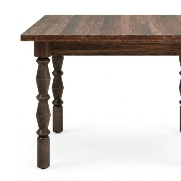 Delft Solid Wood Square Dining Table