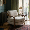 Destin Solid Wood 1 Seater Sofa & Armchair