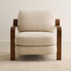 Destin Solid Wood 1 Seater Sofa & Armchair