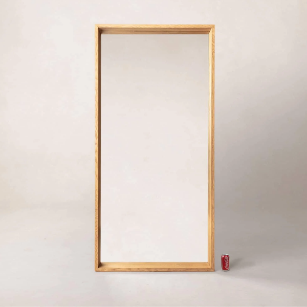 Dnipro Floor Length Mirror (Warm Oak)