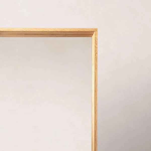 Dnipro Floor Length Mirror (Warm Oak)