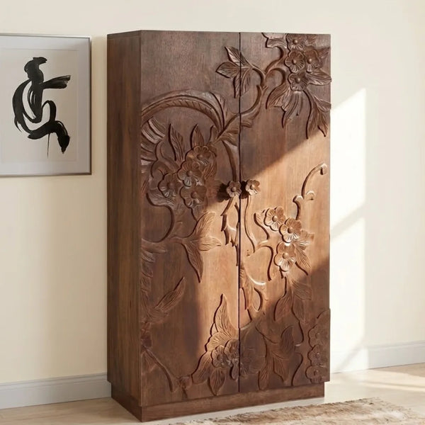Dowlaiswaram Hand Carved Wardrobe