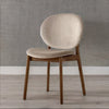 Drouin Solid Wood Dining Chair With Fabric