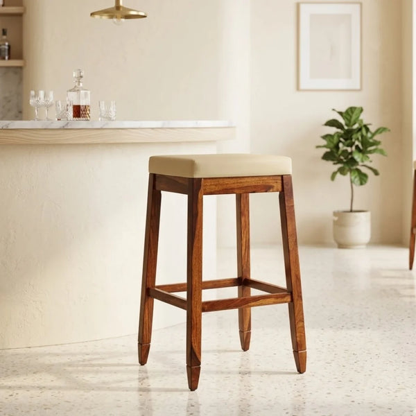 Dunfermline Classic Bar Stool Honey Oak Finish