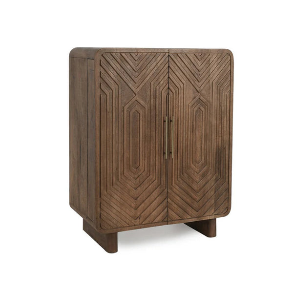 Durban Solid Wood Bar Cabinet