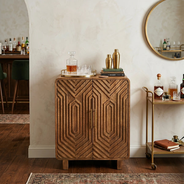 Durban Solid Wood Bar Cabinet 