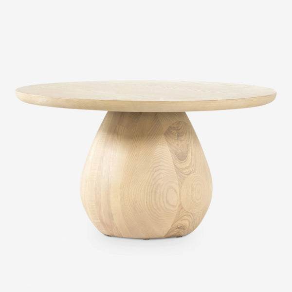 Eden Ash Wood Round Coffee Table