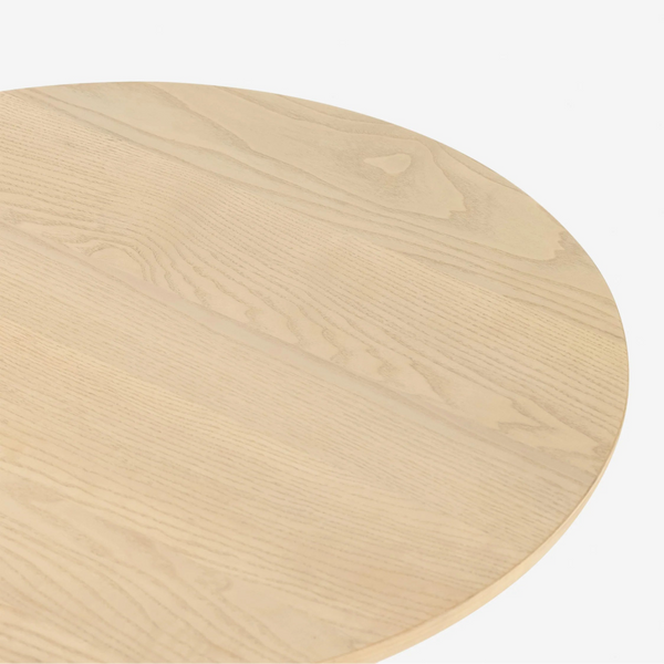 Eden Ash Wood Round Coffee Table