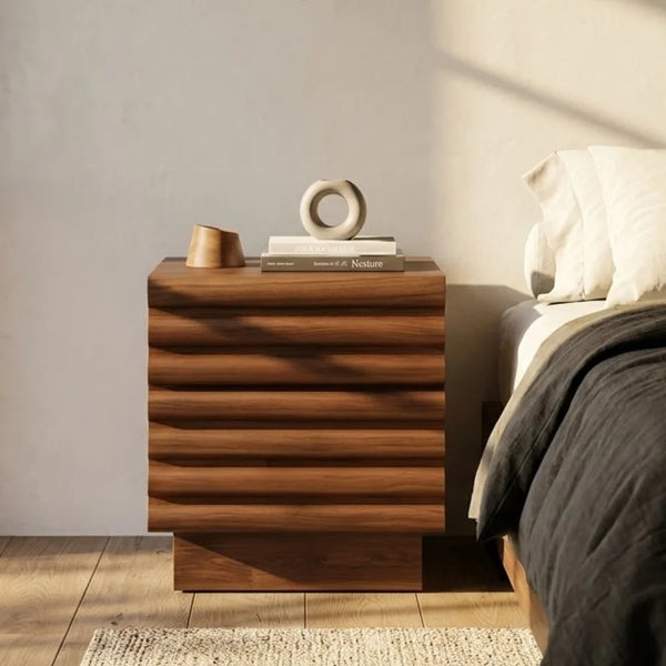 Edirne Modern Mango Wood Side Table