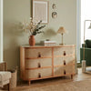 Eindhoven Rattan Chest Of 6 Drawers