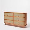 Eindhoven Rattan Chest Of 6 Drawers