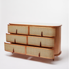 Eindhoven Rattan Chest Of 6 Drawers
