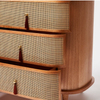 Eindhoven Rattan Chest Of 6 Drawers