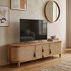 Eindhoven Rattan TV Unit