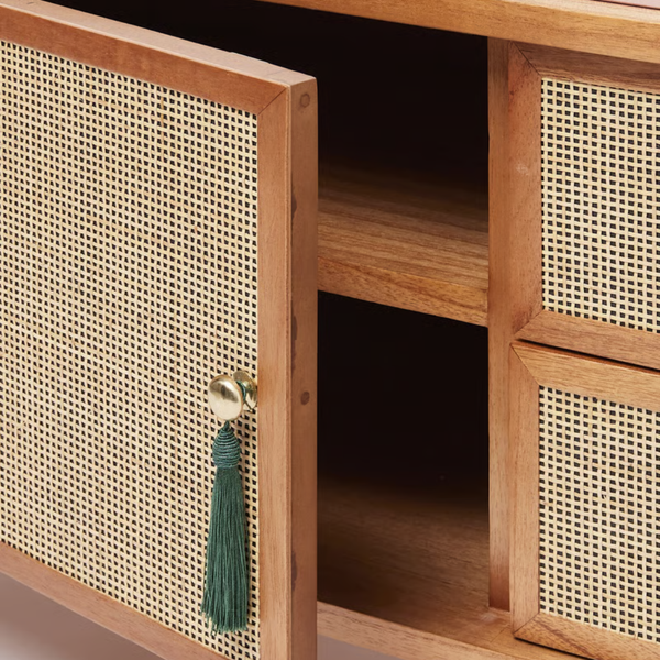 Eindhoven Rattan TV Unit