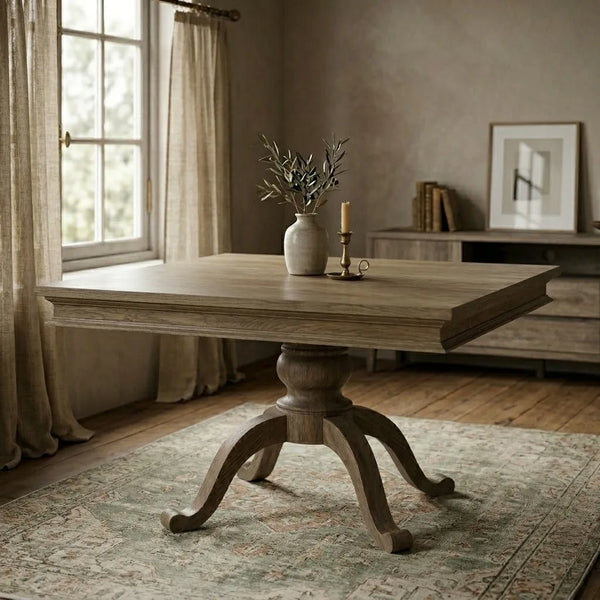 Eindhoven Solid Wood Square Dining Table