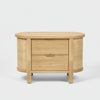 Elara Rattan 2 Drawer BedsideTable