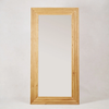 Elbasan Oak Wood Floor Mirror 