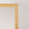 Elbasan Oak Wood Floor Mirror