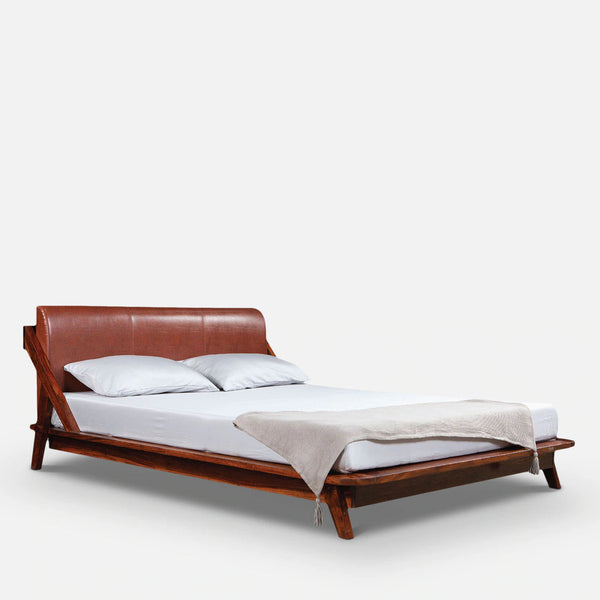 Elite Leather Upholstered Bed- All Sizes