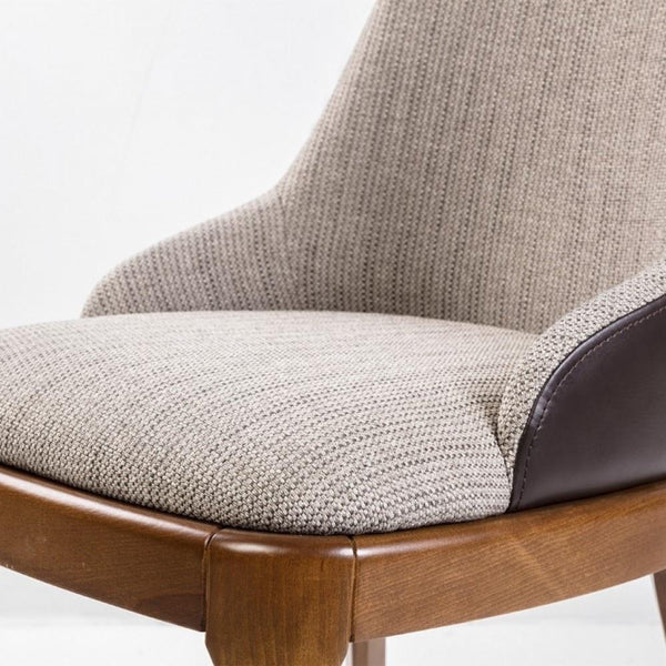Elwood Solid Wood & Fabric Dining Chair