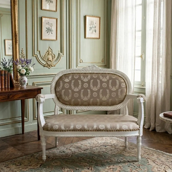 Enchanted Solid Wood Love Seat Sofa
