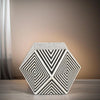 Engcobo Bone Inlay Geometric Design Stool
