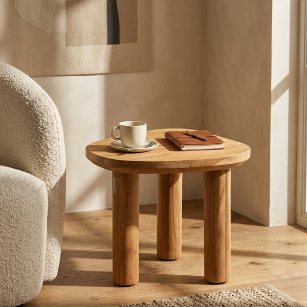 Erindale Teak Wood End Table