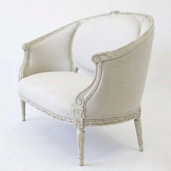 Ermelo Solid Wood Love Seat Sofa