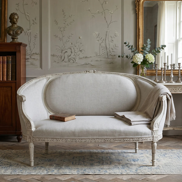 Ermelo Solid Wood Love Seat Sofa 0