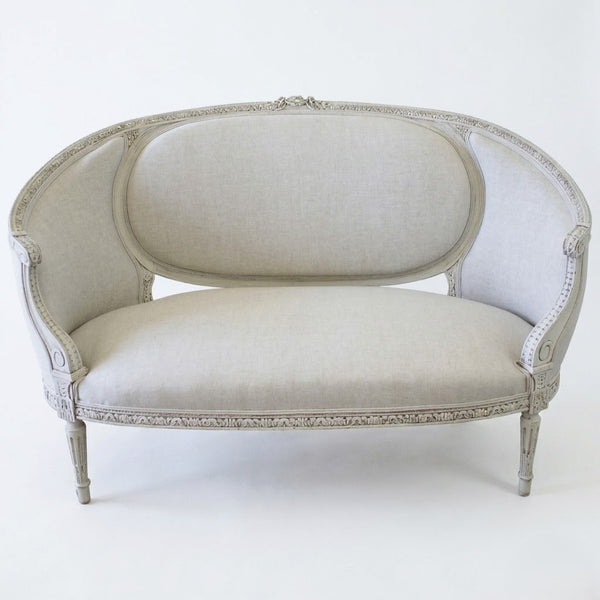 Ermelo Solid Wood Love Seat Sofa