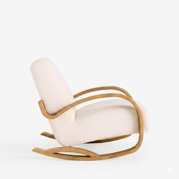 Ernakulam Aqua Rocking Chair with Cushion