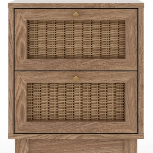 Escondido Rattan Bedside Table