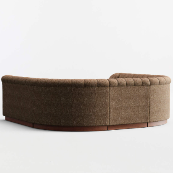 Evanston Solid Wood U-Shape Sectional Sofa