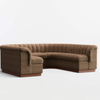 Evanston Solid Wood U-Shape Sectional Sofa