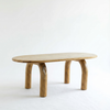 Exclusive Solid Teakwood Curved Dining Table Set - 4 Seater, 6 Seater - All Sizes