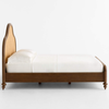 Fairbanks Solid Wood Rattan Bed -All Sizes