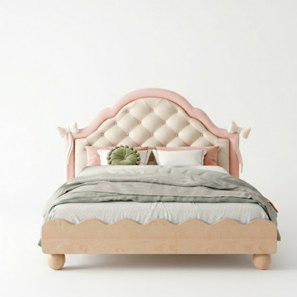 Fairy Tale Solid Wood Kids Soft Bed