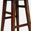 Falkirk Rustic Teak Finish Outdoor Bar Stool