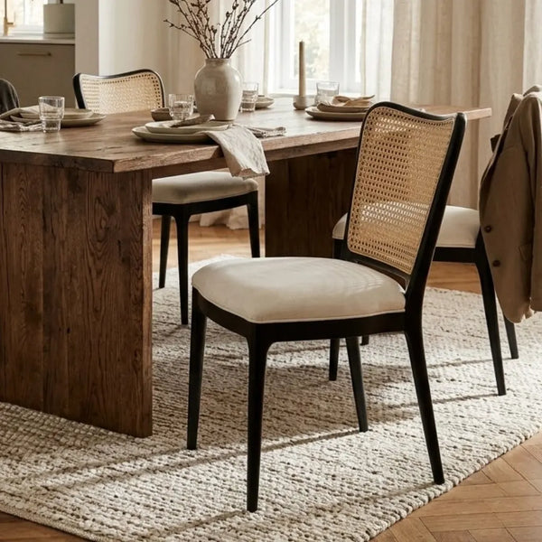Fargo Rattan Solid Wood Chair