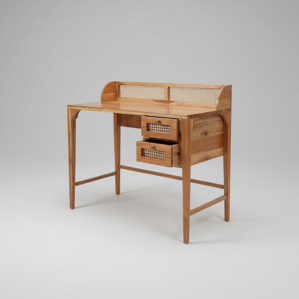 Farnworth Cane Mango Wood Study Table