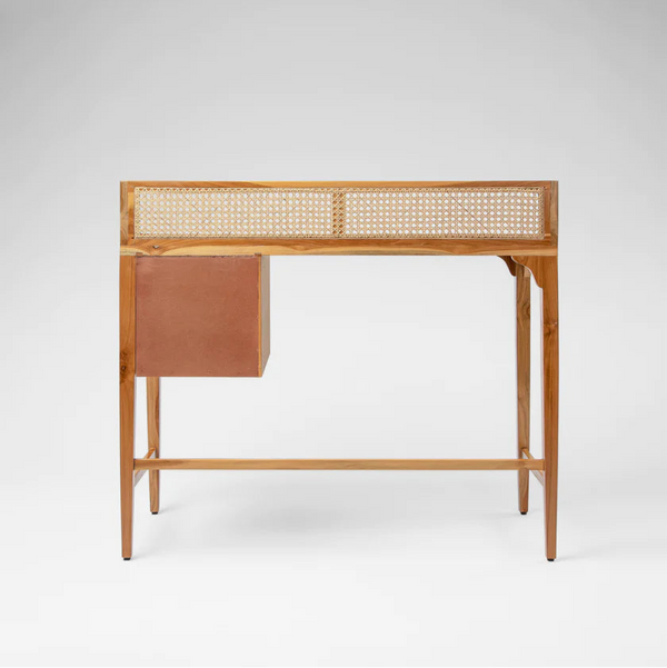 Farnworth Cane Mango Wood Study Table