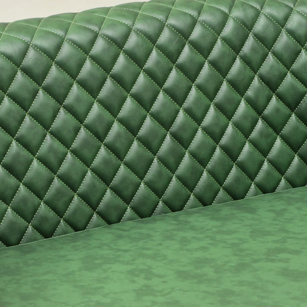 Fayetteville Tufted Faux Leather Upholstered Small Loveseat