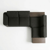 Ferizaj Solid Wood Velvet Sectional Sofa