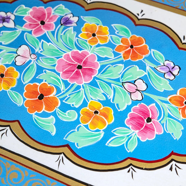 Floral Hand Painted Cabinet