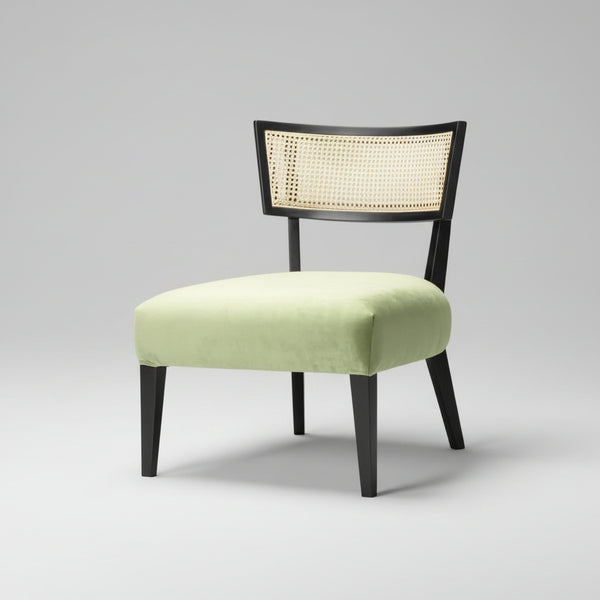 Floreat Sheesham Wood & Fabric Cafe Chair