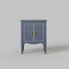 Folkstone Mango Wood Bed Side Table Hand Craved