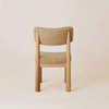 Freiburg Oak Wood & Boucle Fabric Dining Chair